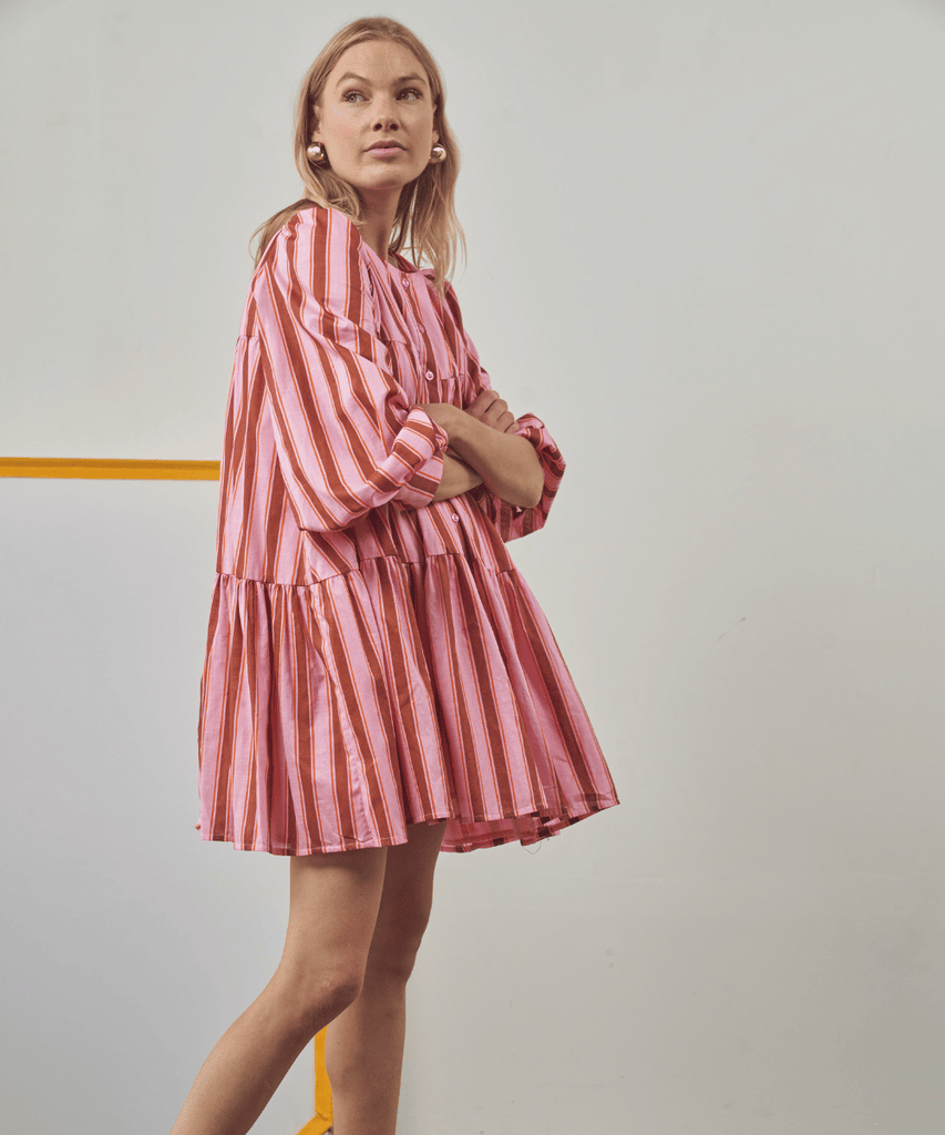 Lulu Stripe Mini Dress