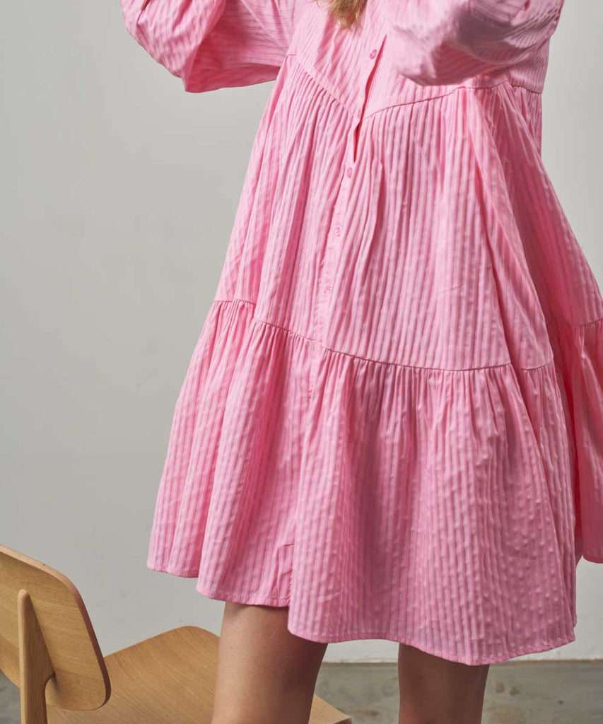 Isabella Pink Mini Dress