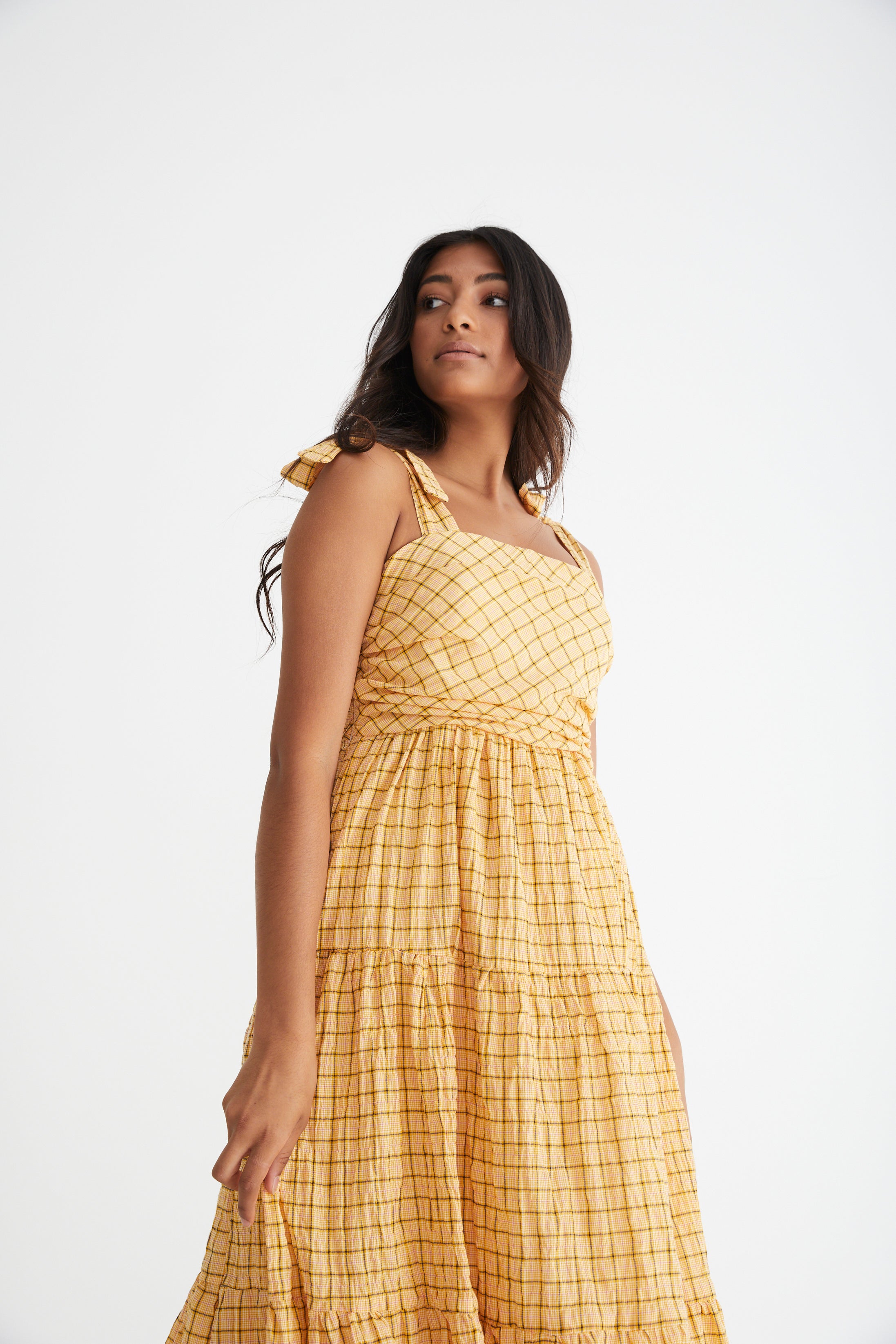 ModCloth Be My store Guest Sunflower Maxi Dress, NWT, Size Large, MSRP $189