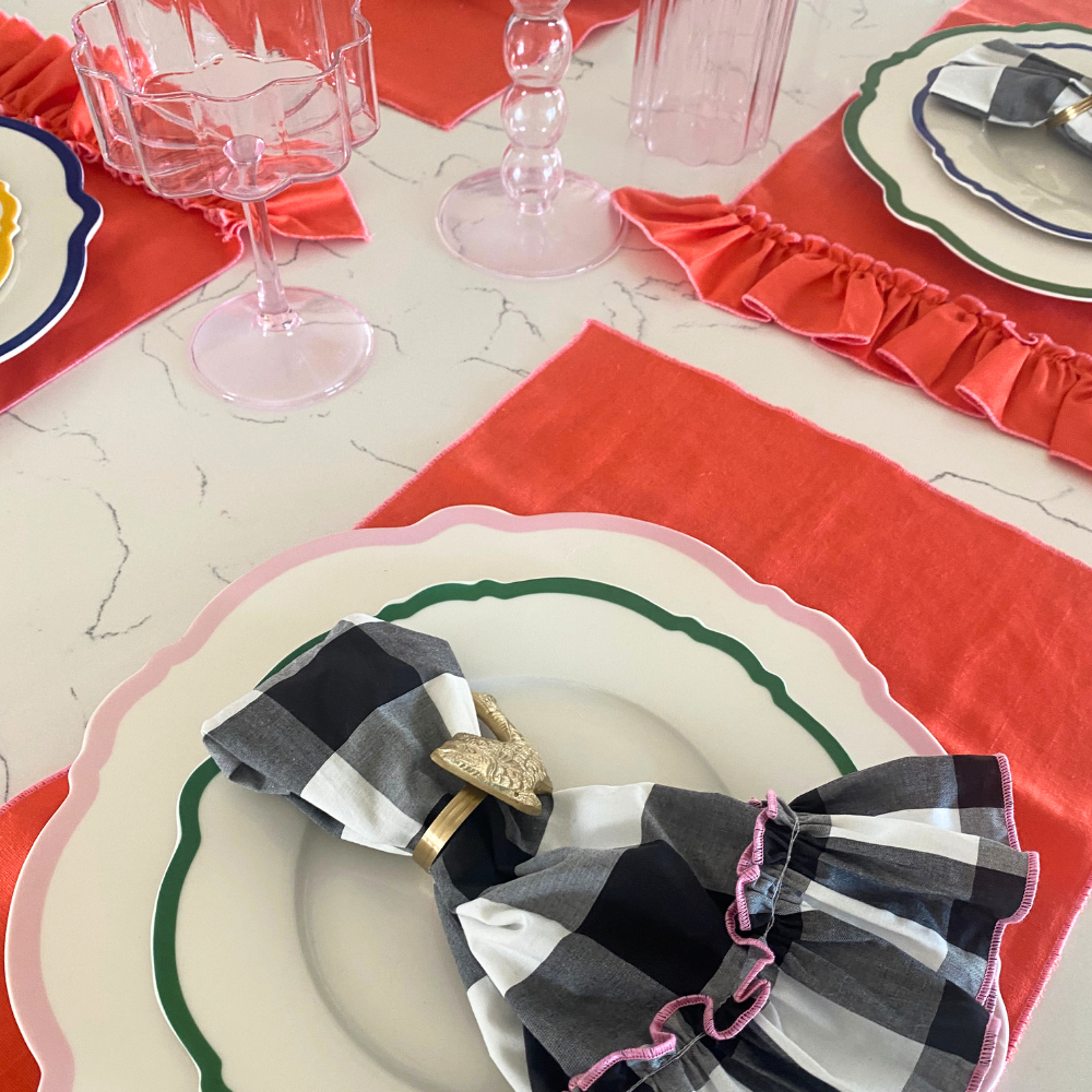 Watermelon Frill Napkin/Placemat