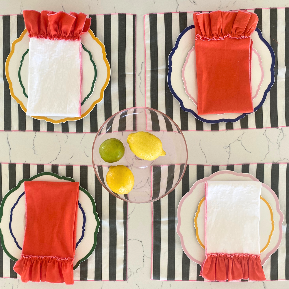 Watermelon Frill Napkin/Placemat
